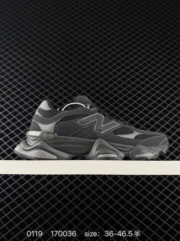 New Balance 9060 Black Grey Light Grey Beige EU 36-46 5 Sneaker - Unisex (BS-82375)