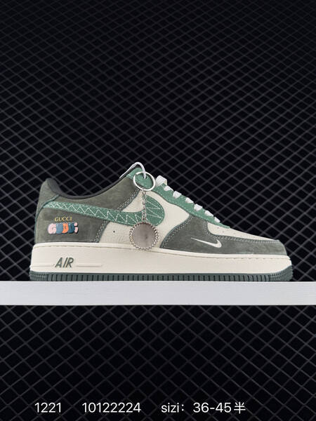 Nike Air Force 1 07 Low green white EU 36-45 5 lifestyle