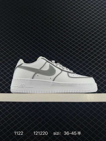 Nike Air Force 1 07 White Grey and Triple Red EU 36-45 5 lifestyle