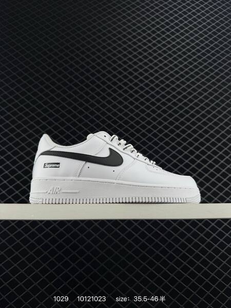 Nike Air Force 1 Low Supreme White Black 35 5-46 lifestyle