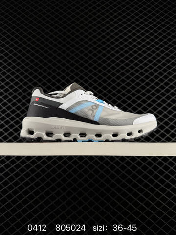 On Running Cloudvista 2 Gray White Orange Black EU 36-45 Trail Shoe Trail Running Sneakers - Unisex (BS-85362)