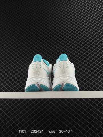 HOKA ONE ONE Clifton 10 White Cyan EU 36-46 Running Shoe Running Sneakers - Unisex (BS-86401)
