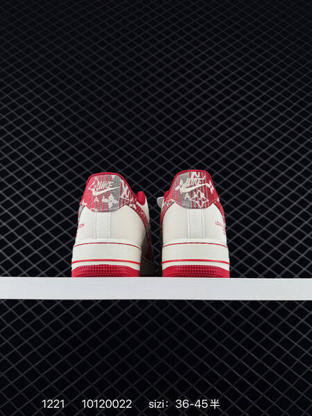 Nike Air Force 1 07 White Red EU 36-45 lifestyle