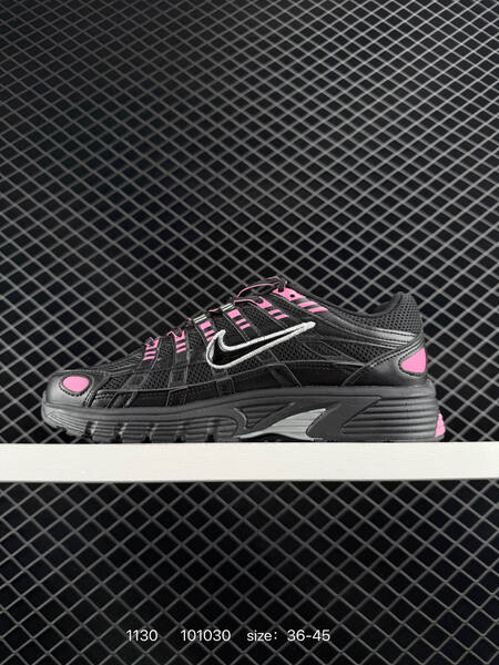 Nike P-6000 Premium Black Pink Silver EU 36-45 running lifestyle