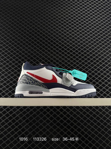 Jordan Air Jordan Legacy 312 Low White Navy Red Grey Black EU 36-45 Basketball Shoe - Unisex (BS-80506)
