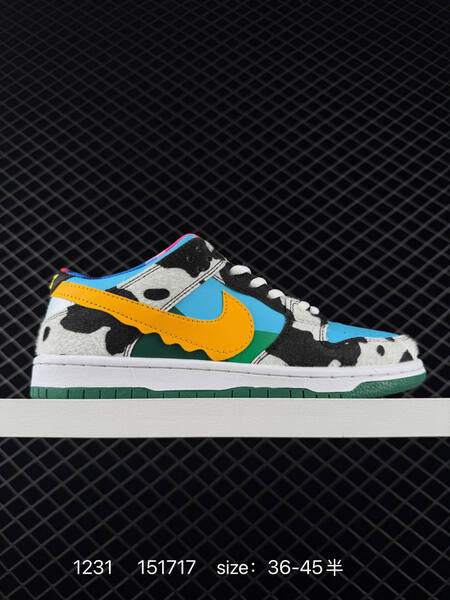 Nike SB Dunk Low Pro QS Chunky Dunky CU3244-100 Blue White Black Yellow Green EU 36-45 5 skate lifestyle