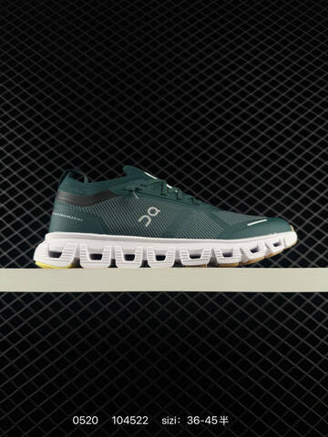 On Cloud 5 Waterproof Dark Green White Gum Yellow EU 36-45 Running Shoe Running Sneakers - Unisex BS-85267
