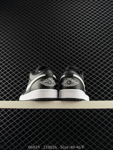 Jordan Air Jordan 1 Low Black White EU 40-46 Sneaker - Men's (BS-81176)