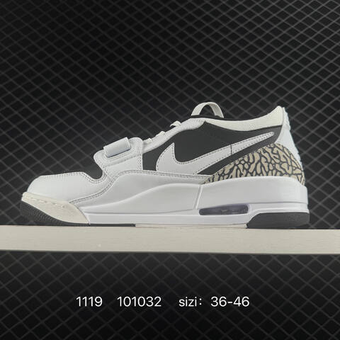 Jordan Air Jordan Legacy 312 Low White Black Light Grey EU 36-46 Basketball Shoe - Unisex (BS-80240)