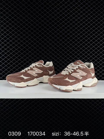 New Balance 9060 Brown Off White Beige EU 36-46 5 Sneaker - Unisex (BS-82325)