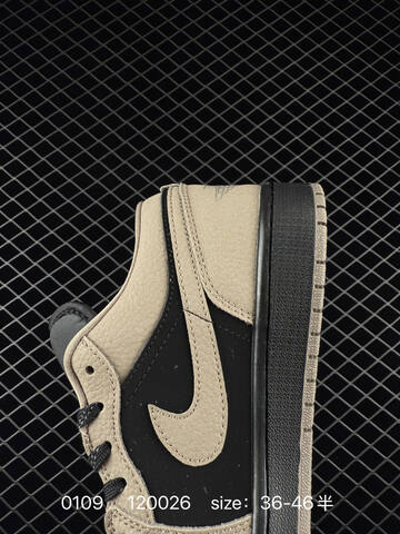 Jordan Air Jordan 1 Low IB7109 Black Khaki EU 36-46 Sneaker - Unisex (BS-79866)