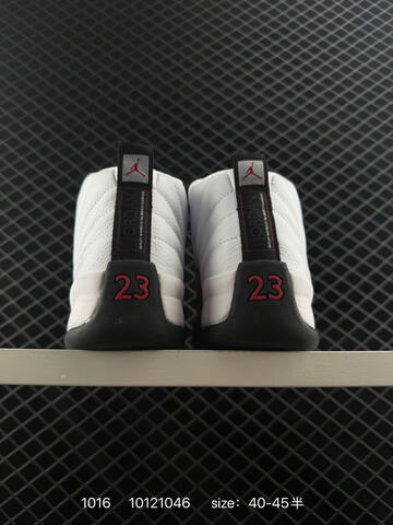 Jordan Air Jordan 12 Retro White Blue Black EU 40-45 Basketball Shoe - Men's (BS-80507)