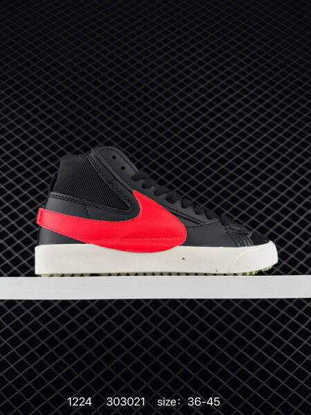 Nike Blazer Mid 77 Jumbo Black Red EU 36-45 casual lifestyle