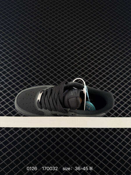 Nike Air Force 1 black charcoal gray 36-45 casual lifestyle
