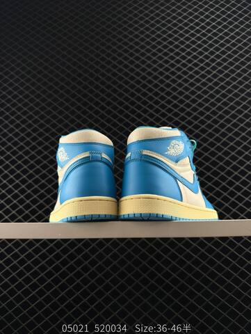 Jordan Air Jordan 1 High OG UNC Reimagined Blue Off White Cream EU 36-46 Basketball Shoe - Unisex (BS-81328)