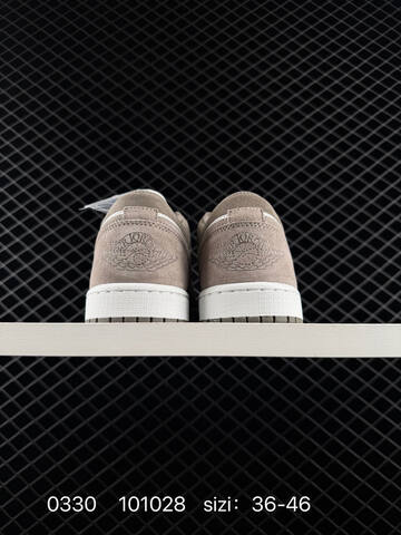 Jordan Air Jordan 1 Low White Brown Grey EU 36-46 Sneaker - Unisex (BS-79582)