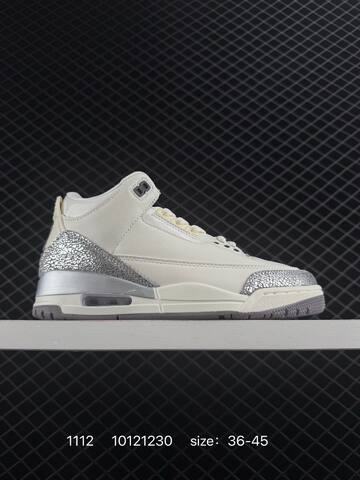 Jordan Air Jordan 3 Retro Brown Beige White EU 36-45 Basketball Shoe - Unisex (BS-80300)