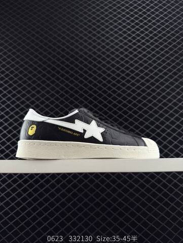 Bape x Adidas Originals Superstar JR2701 35 5 36 36 5 37 38 Lifestyle - Women's (BS-78335)