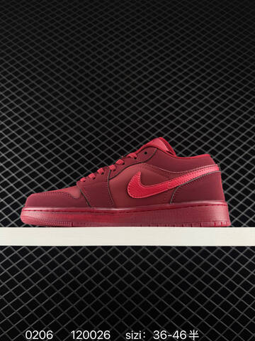 Jordan Air Jordan 1 Low OG IB7012-600 Deep Red Bright Red EU 36-46 Sneaker - Unisex (BS-79711)