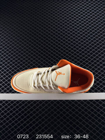 Jordan Air Jordan 3 Retro Cream Orange White EU 36-48 Basketball Shoe - Unisex (BS-81027)