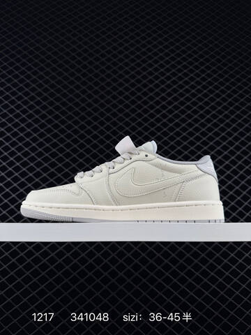 Jordan Fragment Design x Travis Scott x Air Jordan 1 Low Off White Light Grey EU 36-45 Sneaker - Unisex (BS-80039)