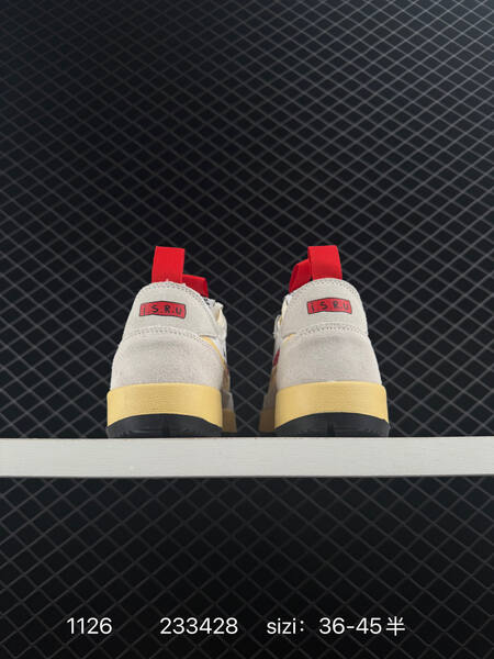 Nike Tom Sachs x Nike General Purpose Shoe Light grey off-white with yellow Swoosh and red accents EU 36-45 5 casual lifestyle