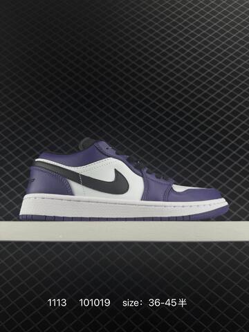 Jordan Air Jordan 1 Low Black White University Blue EU 36-45 Sneaker - Unisex (BS-80299)