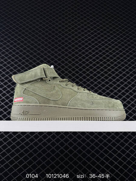 Nike Air Force 1 07 Supreme olive green 36-45 lifestyle