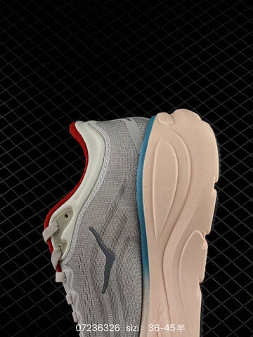 HOKA ONE ONE Clifton 10 Grey Light Pink Dark Grey EU 36-45 Running Shoe Running Sneakers - Unisex (BS-86147)