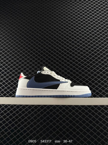 Jordan Air Jordan 1 Low OG SP Travis Scott White Pink Red Cream EU 36-47 Sneaker - Unisex (BS-80763)