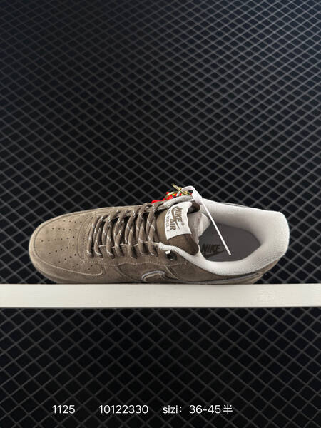 Nike Air Force 1 07 LV8 taupe brown suede EU 36-45 5 lifestyle