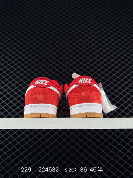 Nike SB Dunk Low red white gum EU 36-46 5 skate lifestyle