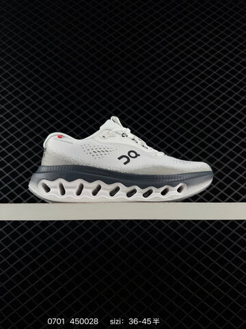 On Cloudsurfer White Grey EU 36-45 Running Shoe Running Sneakers - Unisex (BS-85092)