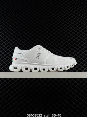 On Cloud 5 Fog White Or All Black EU 36-45 Running Shoe Running Sneakers - Unisex (BS-84921)