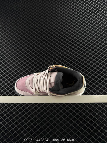 Jordan Air Jordan 4 RM Light Pink Mauve Off White Black EU 36-46 Basketball Shoe - Unisex (BS-80617)
