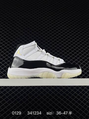 Jordan Air Jordan 11 Retro Low Black White Red EU 36-47 Basketball Shoe - Unisex (BS-79744)