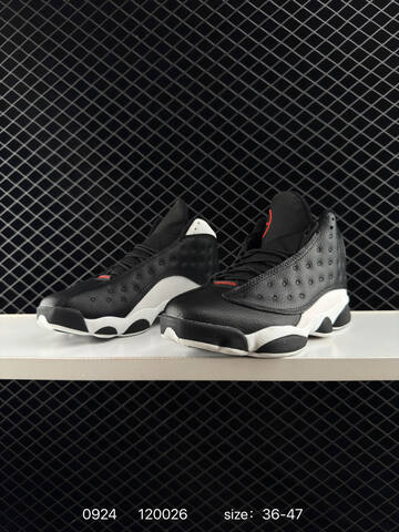 Jordan Air Jordan 13 414571 104 Black White Red Green EU 36-47 Basketball Shoe - Unisex (BS-80642)