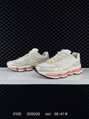New Balance 2000 Beige Silver Pink Black Cream EU 36-41 5 Running Shoe - Unisex (BS-82416)