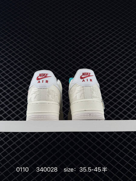 Nike Air Force 1 07 LX Sail White with red accents 35 5-45 lifestyle