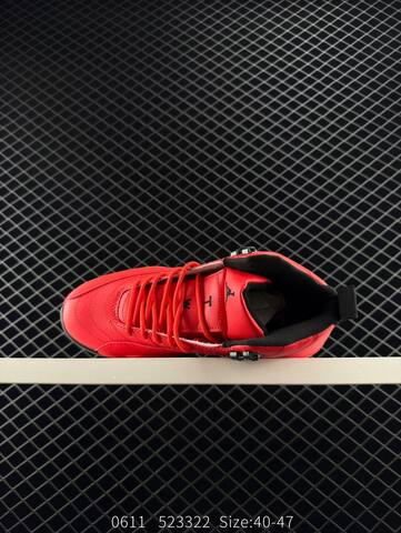 Jordan Air Jordan 12 Retro Red Black EU 40-47 Basketball Shoe - Men's (BS-81224)