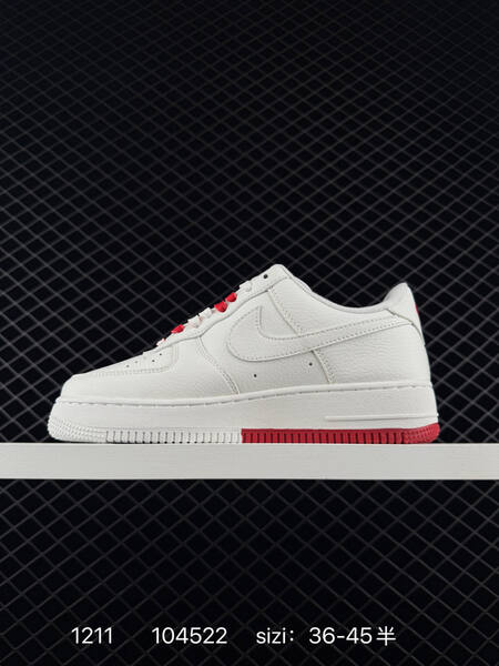 Nike Air Force 1 Low white red EU 36-45 lifestyle