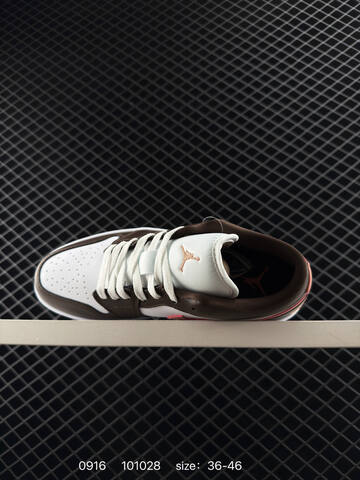 Jordan Air Jordan 1 Low White Brown Peach EU 36-46 Sneaker - Unisex (BS-80702)