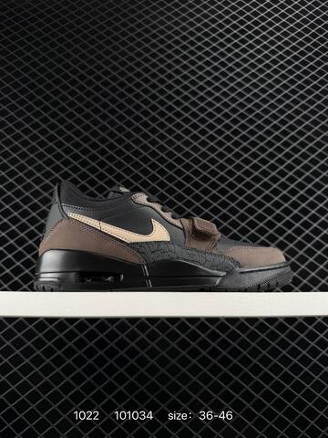 Jordan Air Jordan Legacy 312 Low Black Brown Pale Yellow EU 36-46 Basketball Shoe - Unisex (BS-80460)