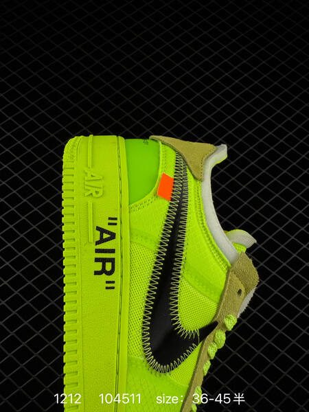 Nike Air Force 1 Low volt neon yellow black EU 36-45 5 lifestyle