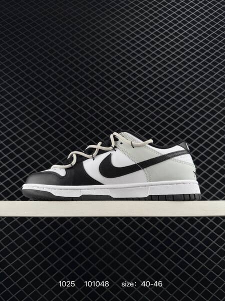 Nike SB Dunk Low black white grey EU 40-46 skate lifestyle
