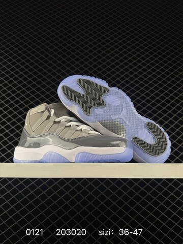 Jordan Air Jordan 11 Retro White Navy Blue Light Blue EU 36-47 Basketball Shoe - Unisex (BS-79801)