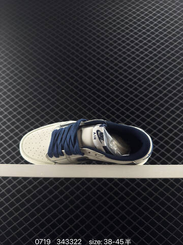 Jordan Air Jordan 1 Low Sail Navy White EU 38-45 Sneaker - Unisex (BS-81044)