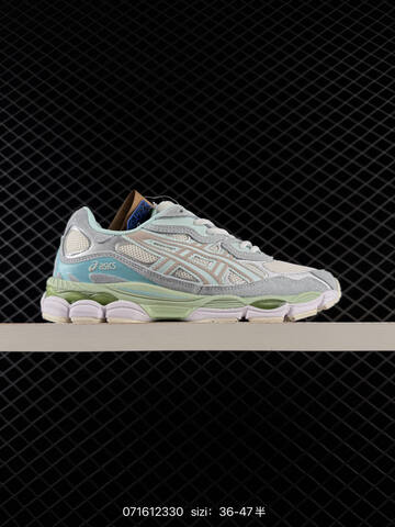ASICS GEL-NYC White Grey Silver Navy EU 36-47 Running Shoe Running Sneakers - Unisex (BS-81732)