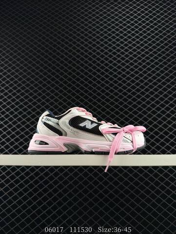 New Balance 530 Pink Silver White Red EU 36-45 Running Shoe - Unisex (BS-83286)