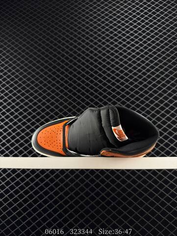 Jordan Air Jordan 1 Retro High OG DZ5485 008 Black White Orange EU 36-47 Basketball Shoe - Unisex (BS-81200)